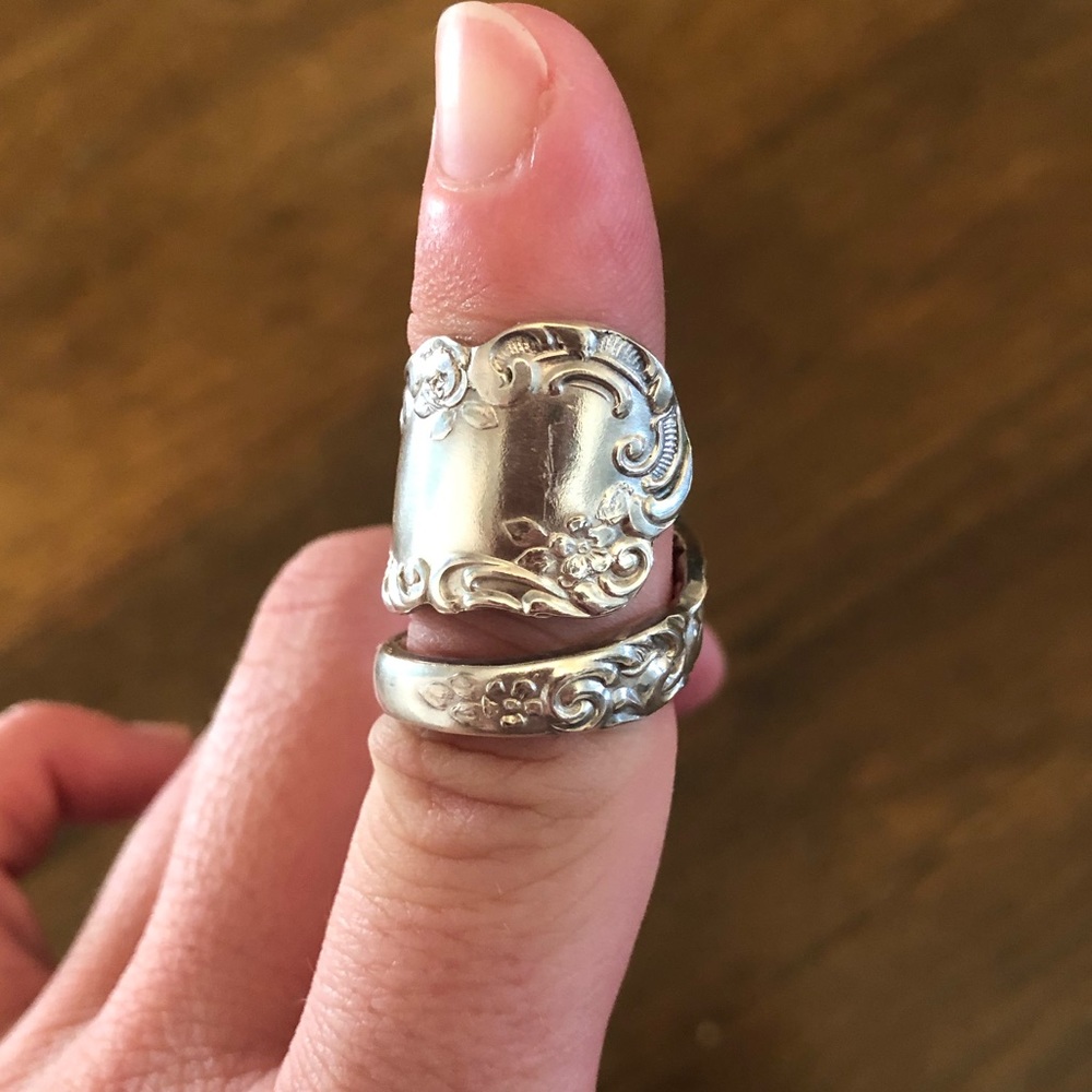 Silver Spoon Ring - image 2